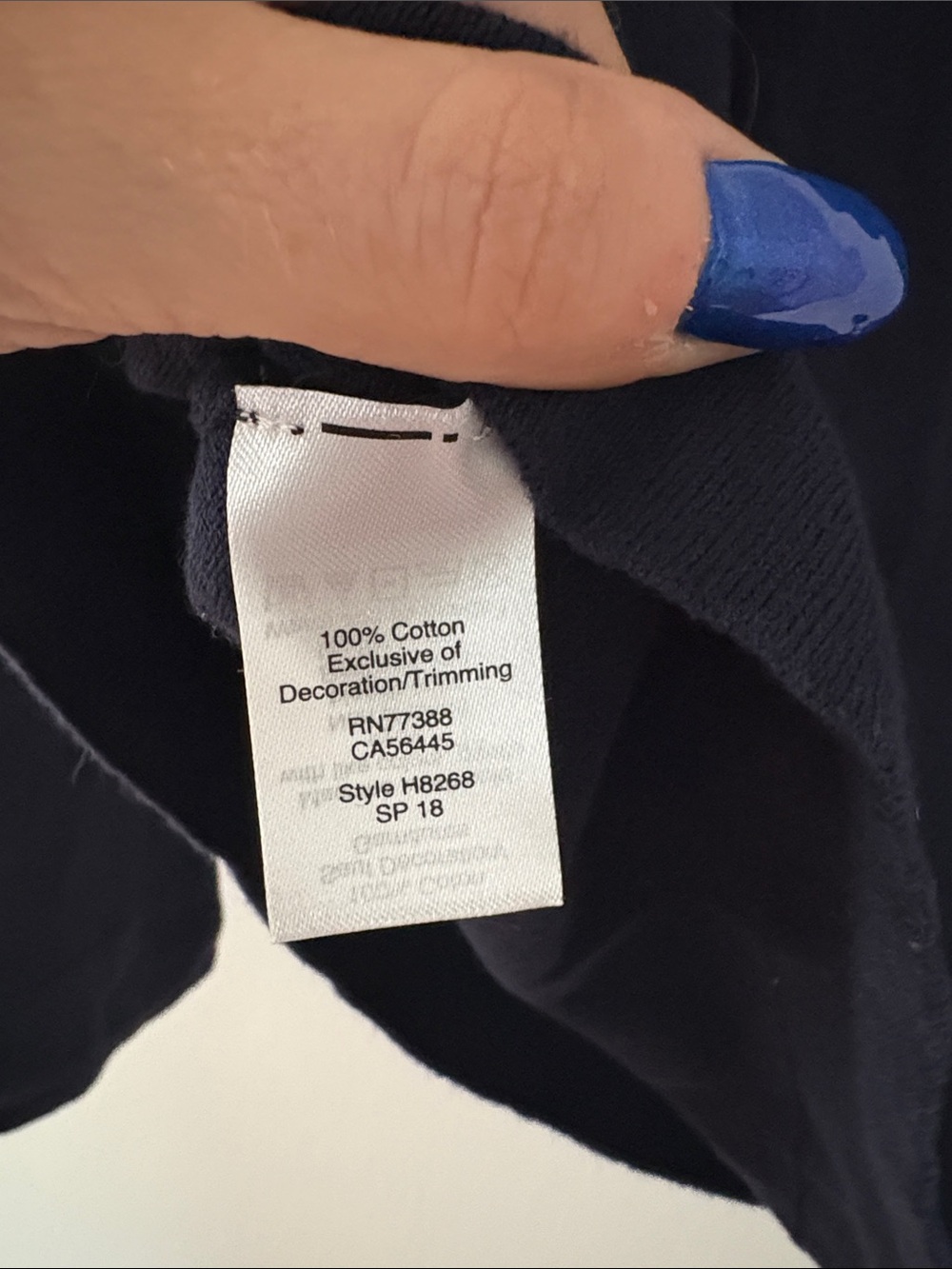 J. Crew Navy Sweater with White Pineapple Graphic - Picture 5 of 5